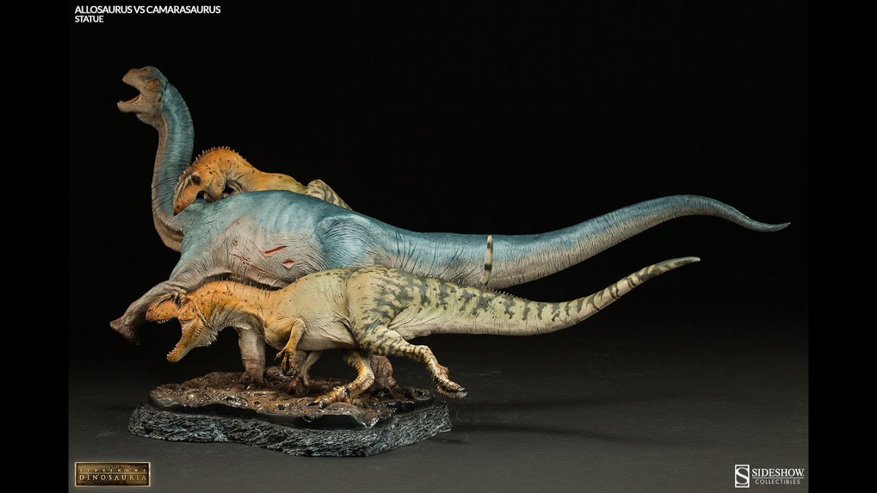 Sideshow Allosaurus vs Camarasaurus
