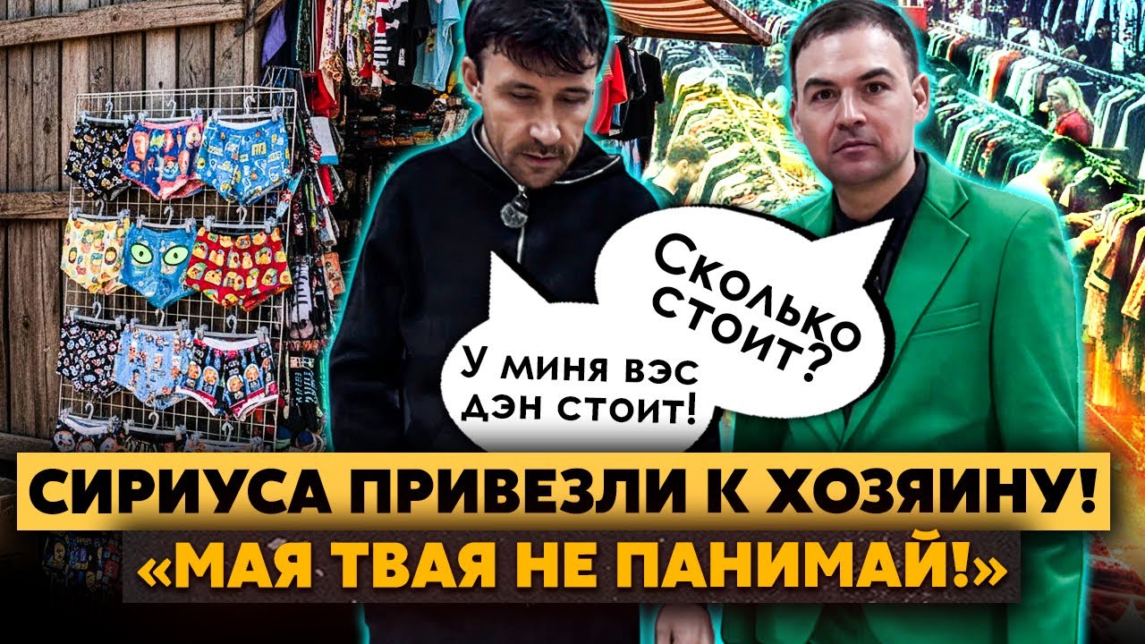 Шегельме! Сириуса КУПИЛИ ЧУЧМЕКИ! Он ПРОДАЕТ ТРУСЫ! Кирюха НЕ понял ХОЗЯИНА.Случился странный КОНФУЗ