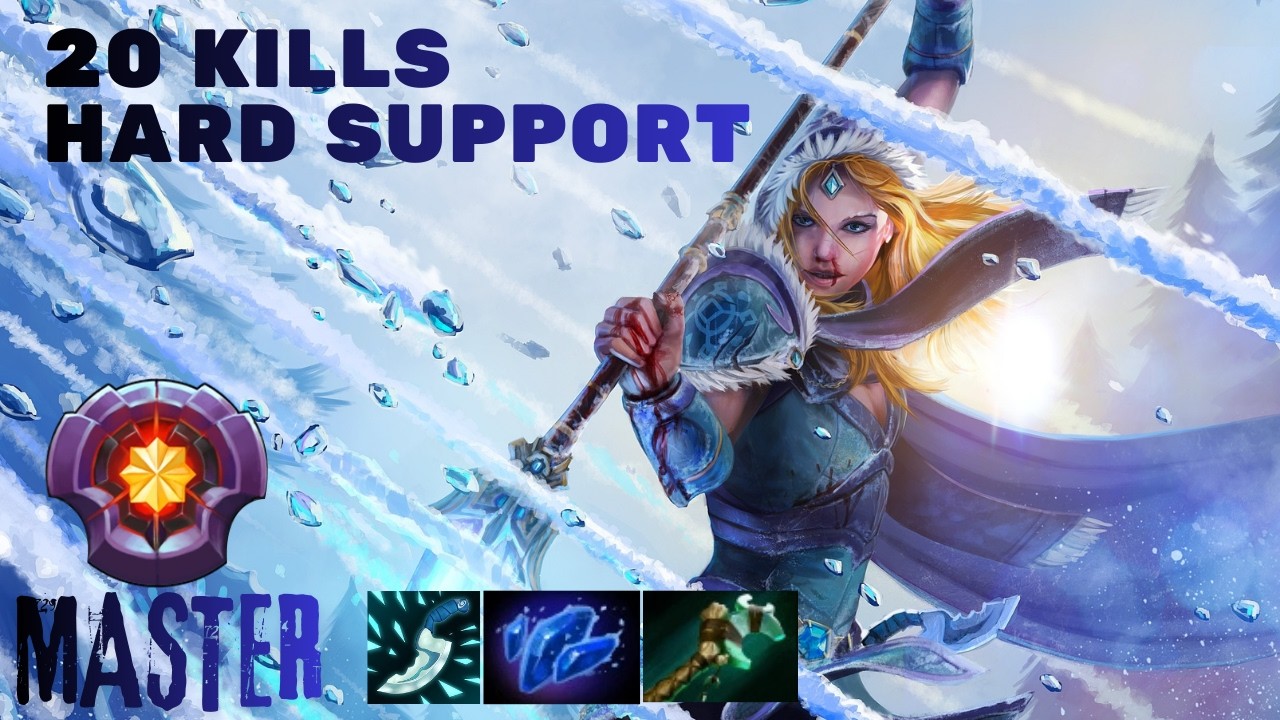 DOTA 2 MASTER TIER CRYSTAL MAIDEN 20 KILL
