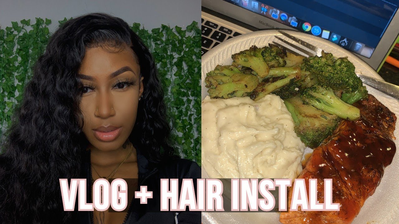 VLOG: Supporting Friends + Cooking Dinner + Hair Install | ft Ruiyu Hair