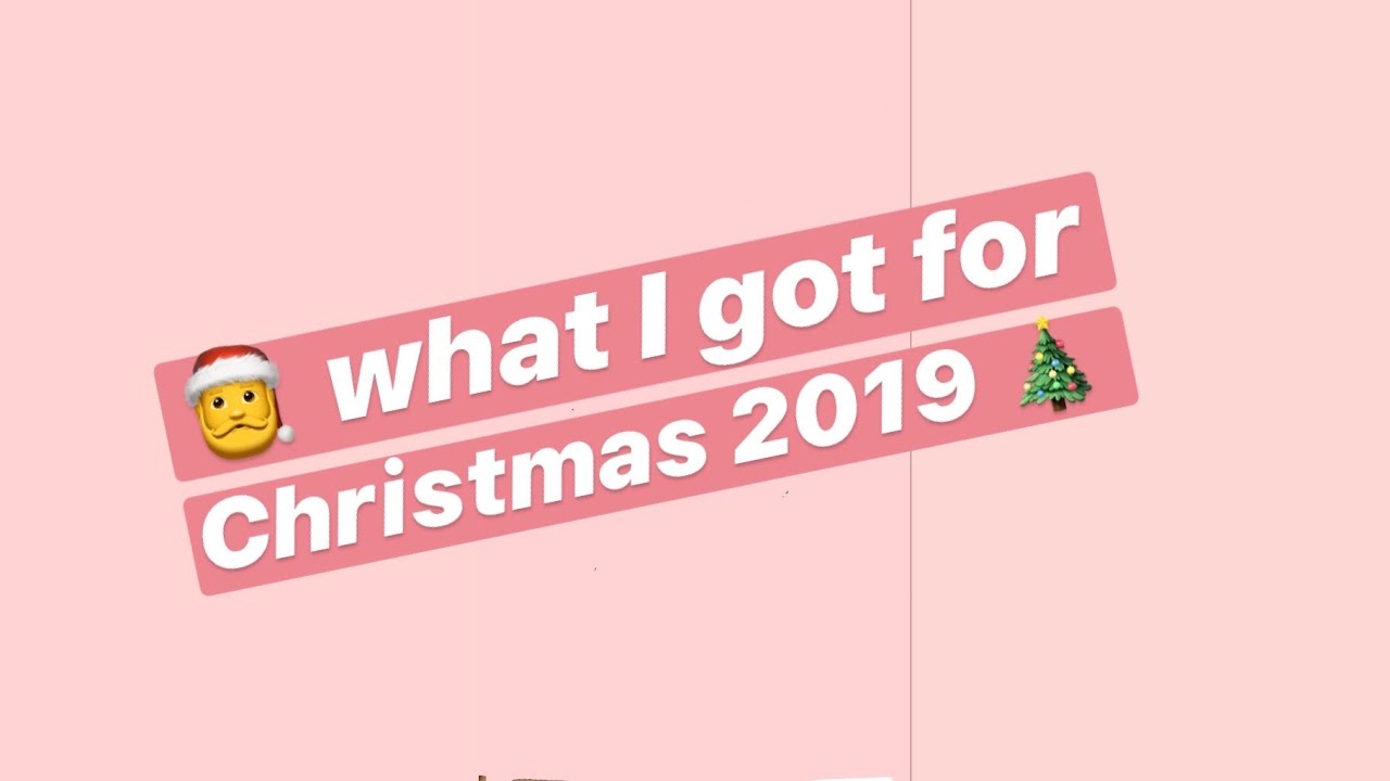 What I got for CHRISTMAS 2019🎄🎅