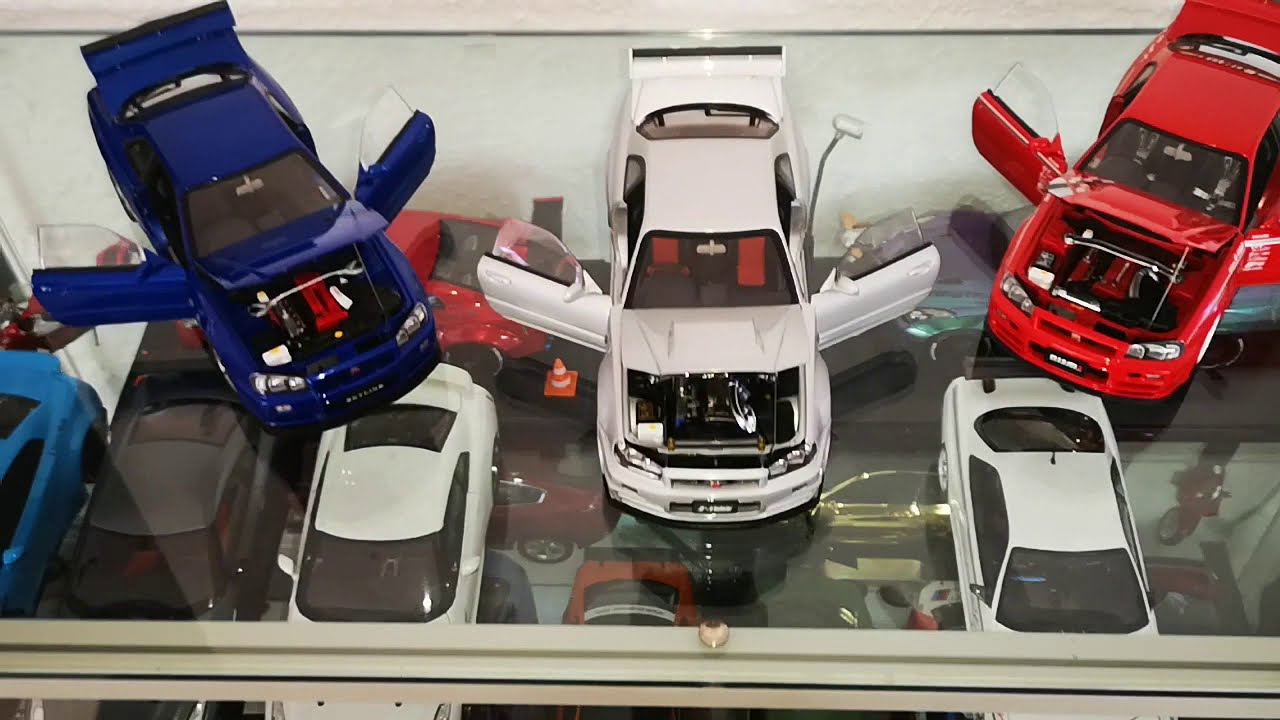 Nissan Skyline R34 AUTOART 1/18 Ztune, vpec2, r1 diecast review fred's cars Collection