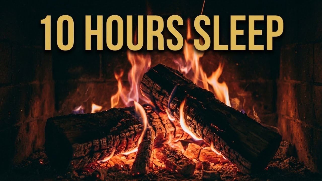 Cozy Fireplace Ambience 🔥 Real Crackling Fire Sounds in Ultra HD
