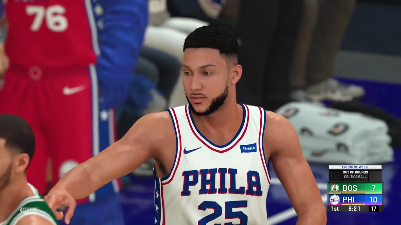 4K – NBA 2K20 – October 23rd – 2019 – Boston Celtics at Philadelphia 76ers