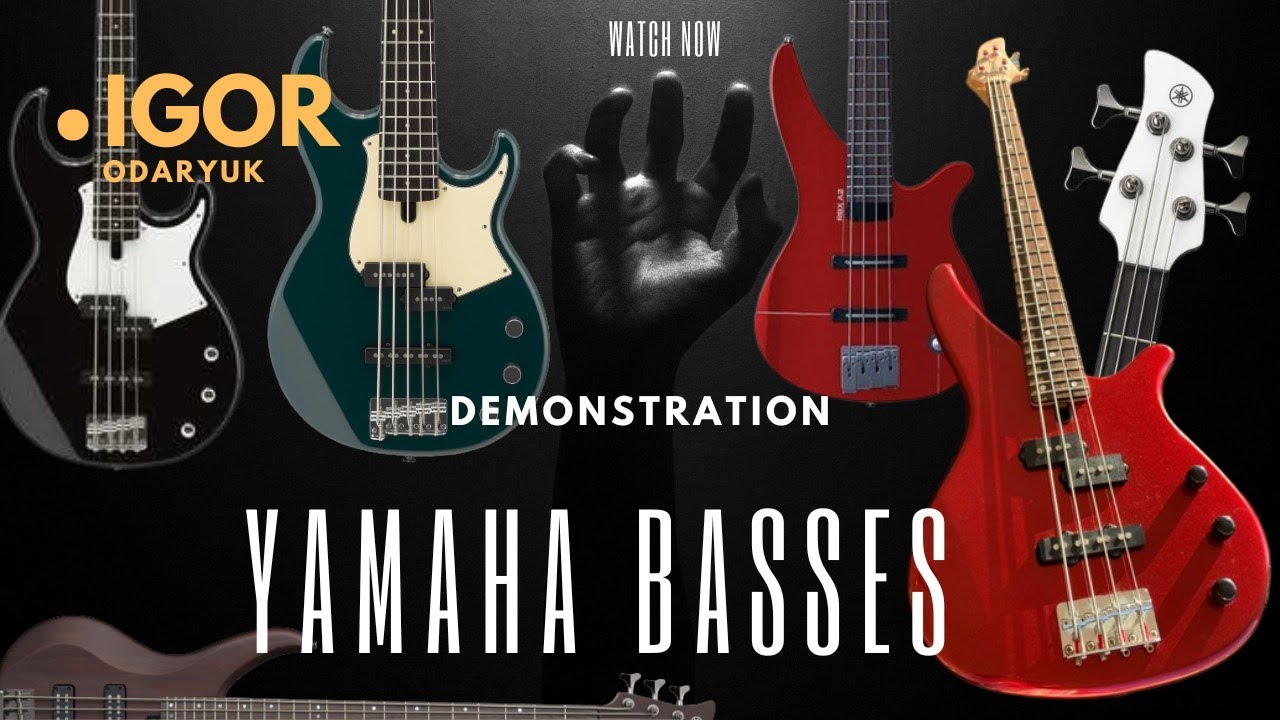 Yamaha Bass Demonstration RBX 170, BB234, BB435, TRBX304, RBX4A2, TRBX505  || Igor Odaryuk
