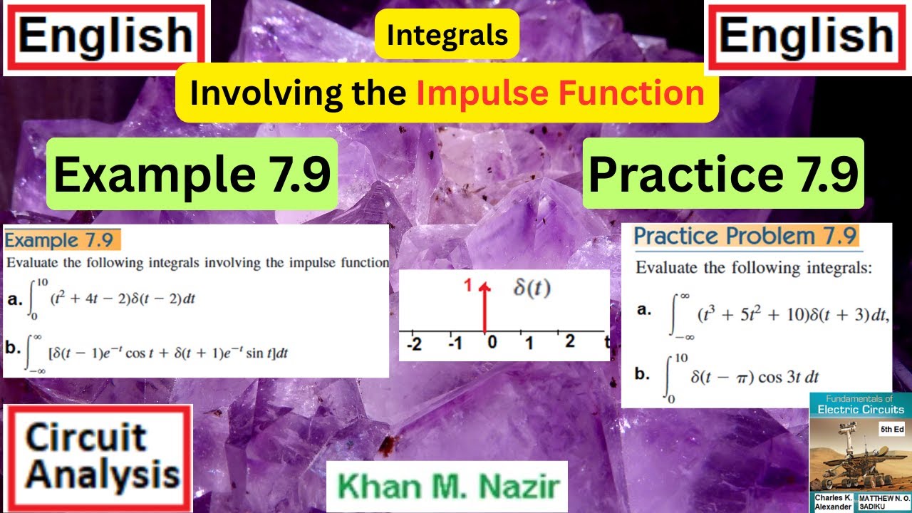 (English)LCA|| Ch-7 || Example & Practice 7.9 || Integrals Involving the Impulse Function