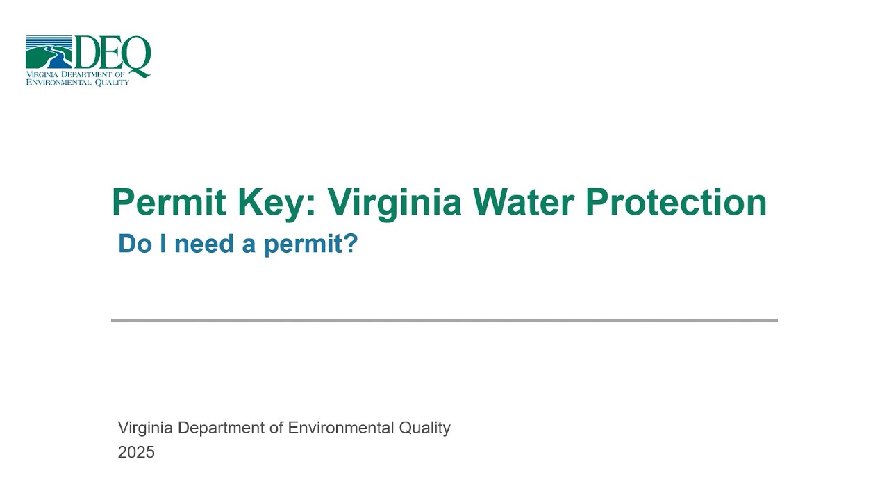 Permit Key - Virginia Water Protection (VWP)