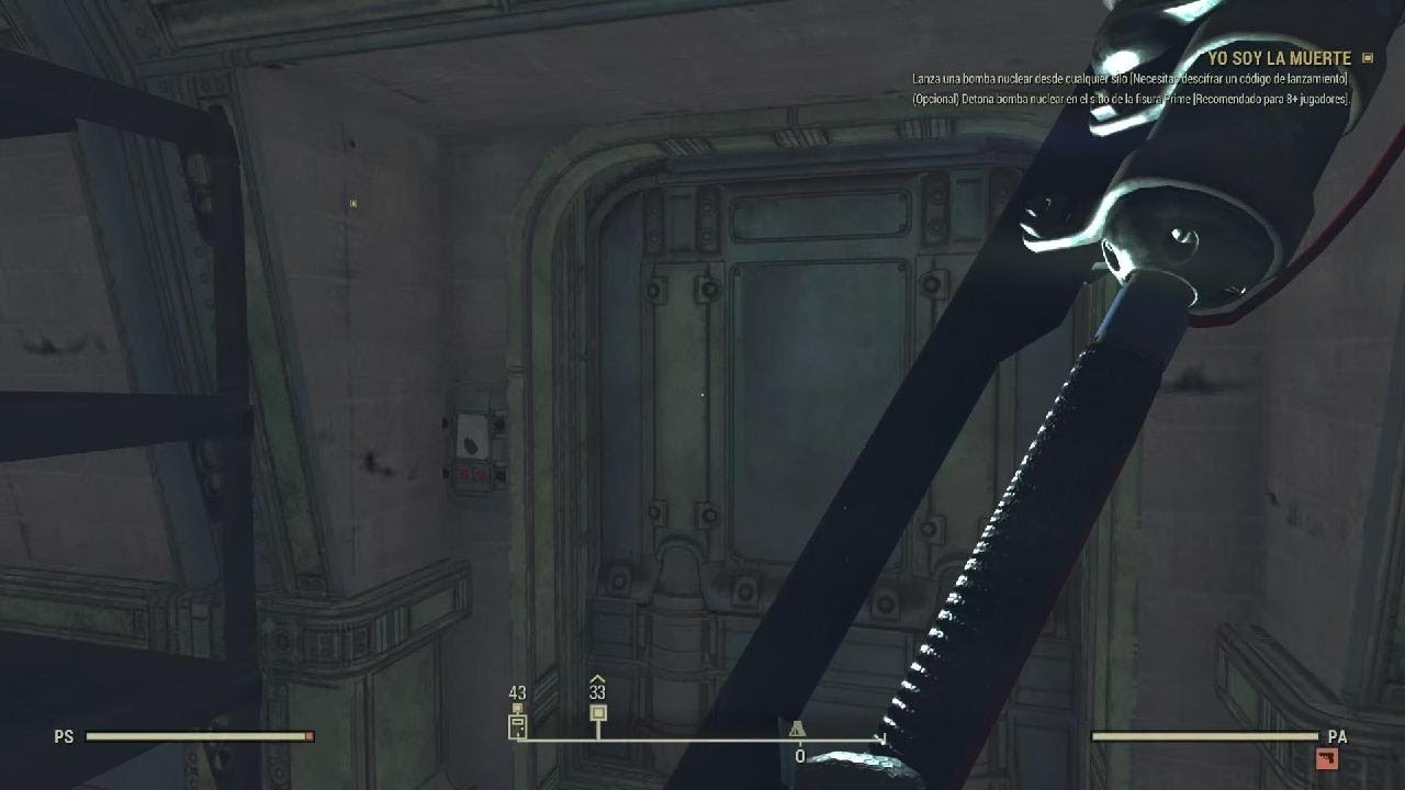 Fallout 76 Como atravesar puertas