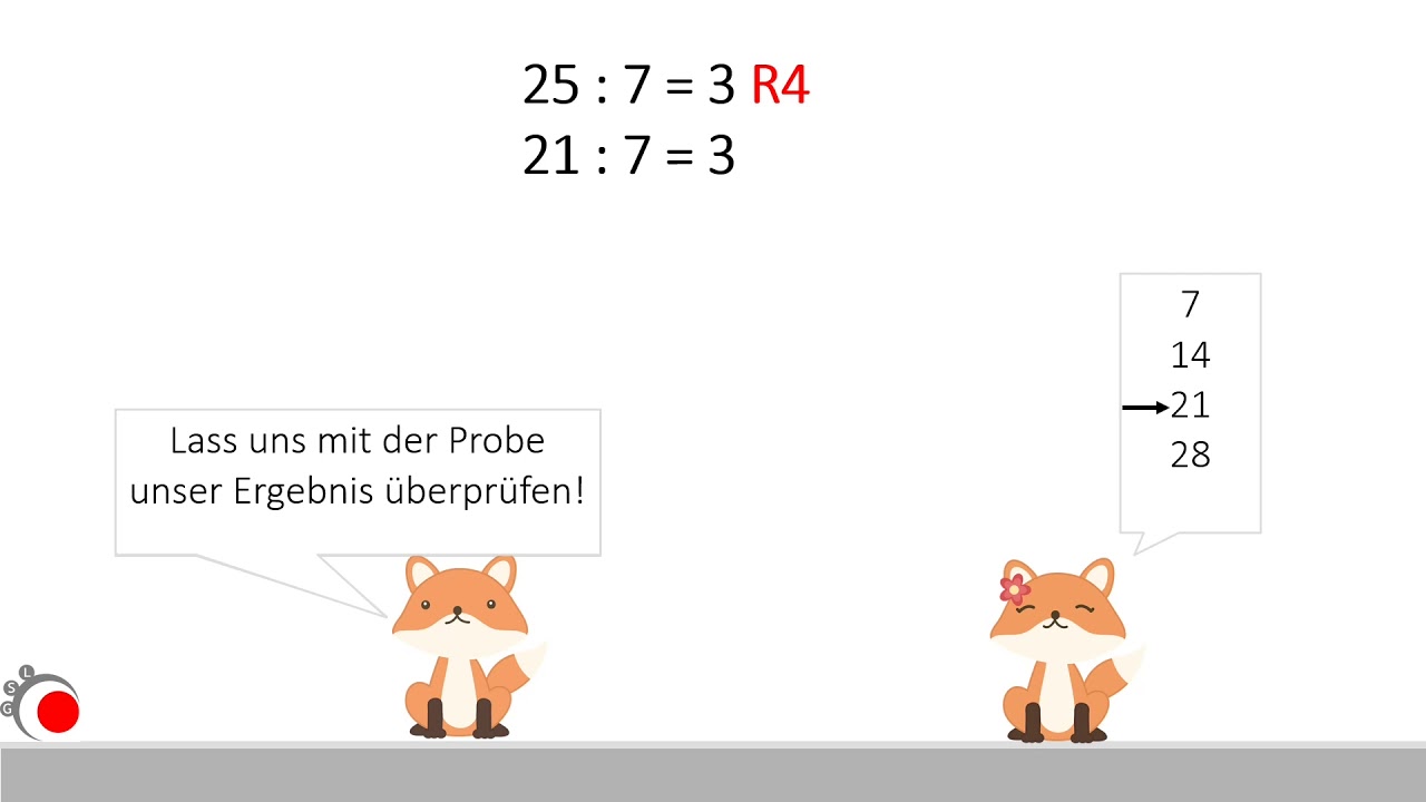 Division mit Rest
