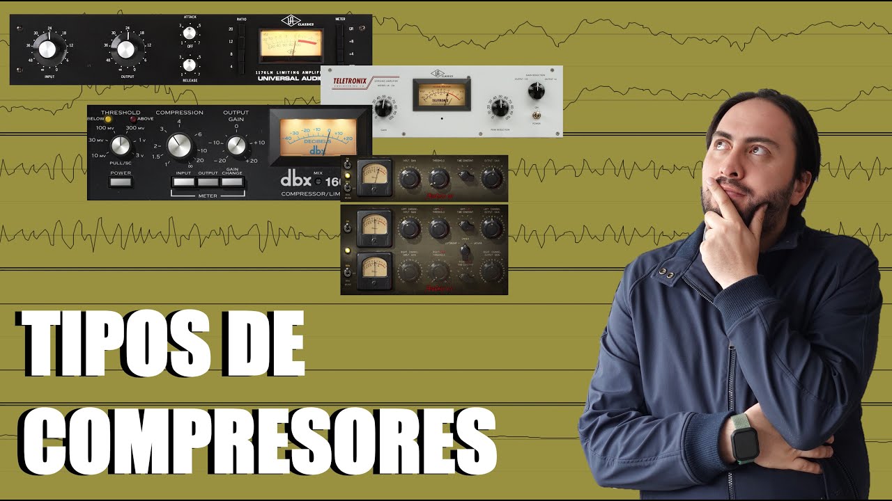 Tipos de Compresores de Audio: ¿VCA, FET, Óptico o Vari-Mu? ¡Aprende Cuál Usar!