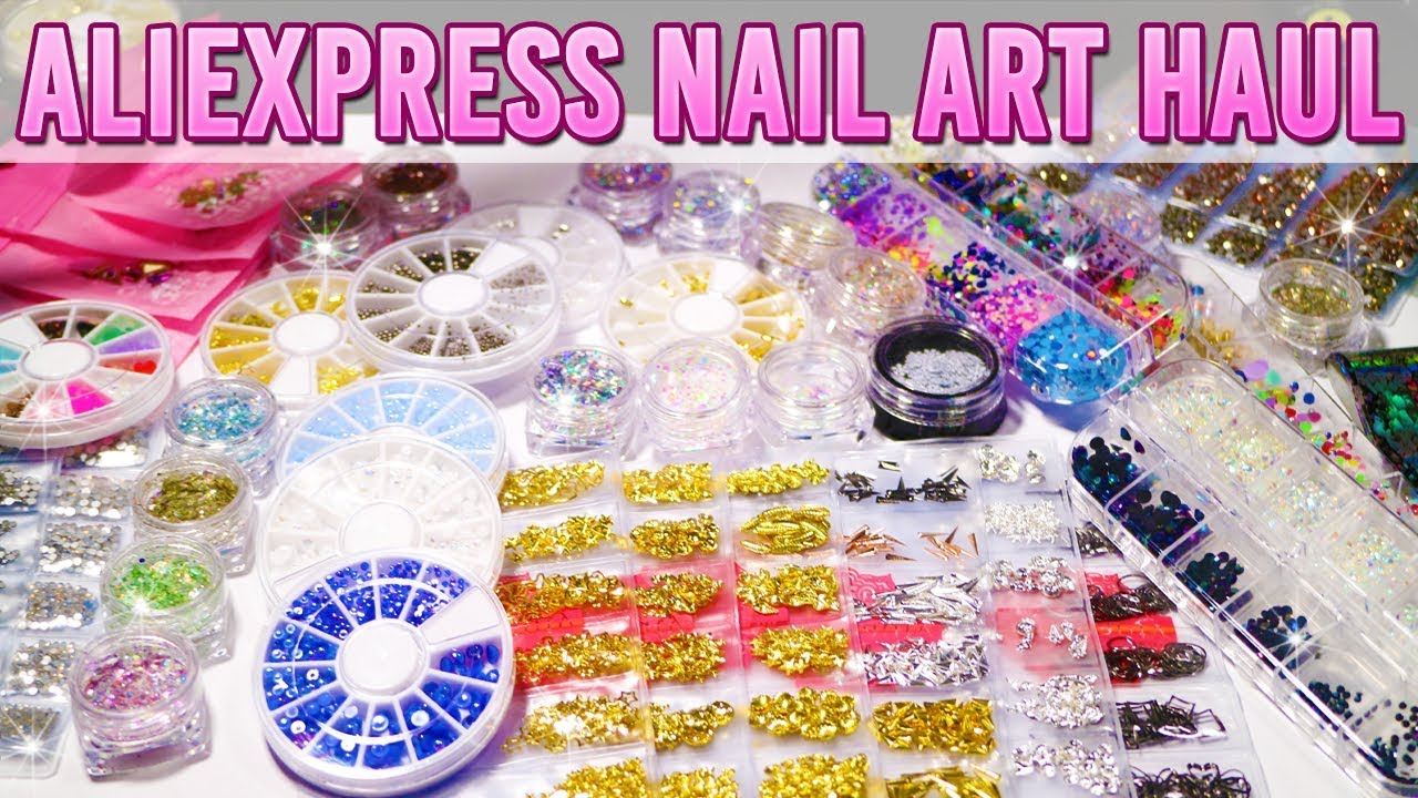 Big Aliexpress Nail Art Supplies Haul