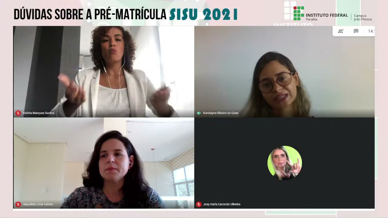 (AO VIVO) Dúvidas pré-matrícula aprovados Sisu 2021