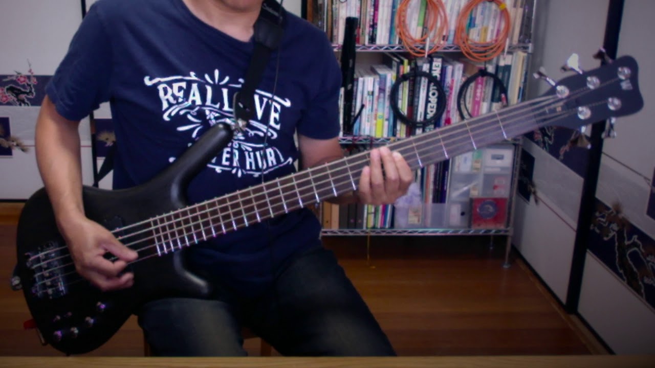 The Cure - Open (bass guitar cover)