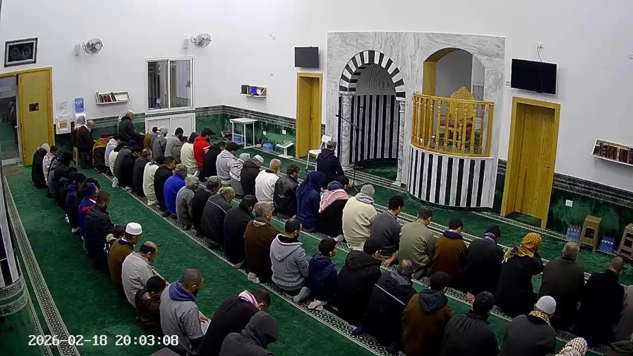 صلاة العشاء 18/02/2026
