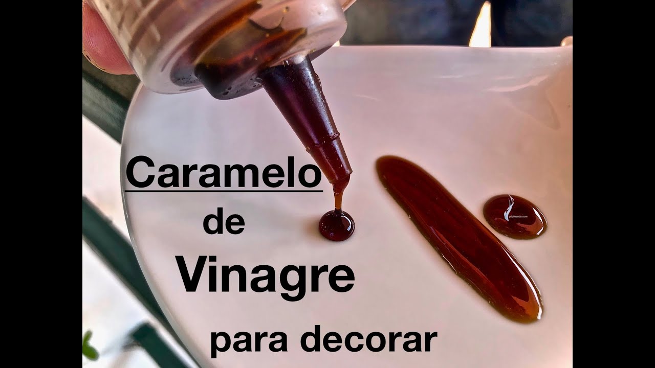 CARAMELO DE VINAGRE DE JEREZ PARA DECORAR - GUILLE RODRIGUEZ