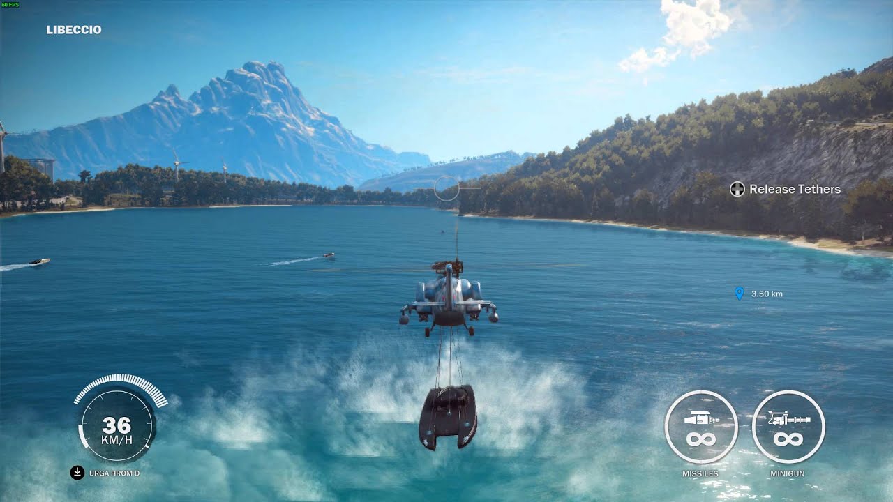 Just Cause 3 - PC - Squalo X7 Superboat location & garage