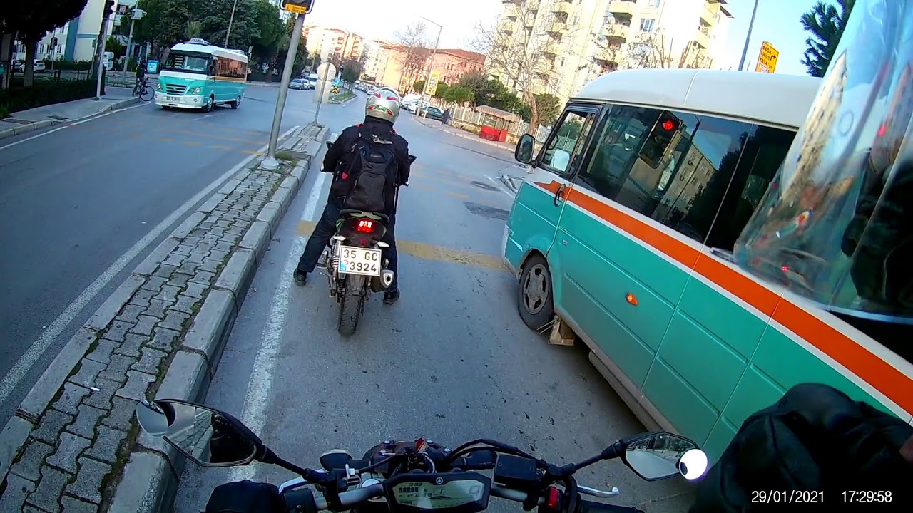 Gaziemir ehliyet sınav parkuru ve güzergahı (A1,A2,A) motosiklet