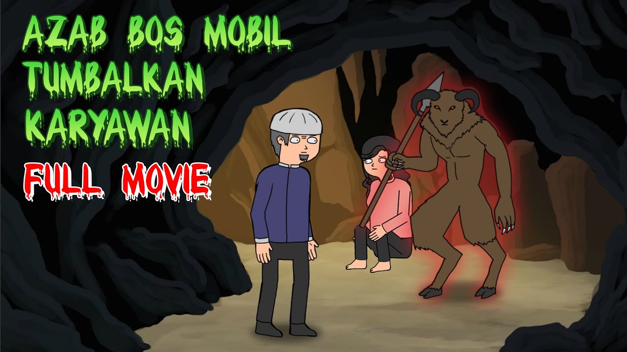 FULL MOVIE ! AZAB BOS SHOWROOM MOBIL MENUMBALKAN KARYAWAN ! Animasi Horror - Kartun Horror Terbaru