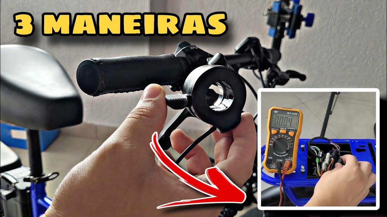 Como colocar ACELERADOR em uma Bicicleta que não tem?
