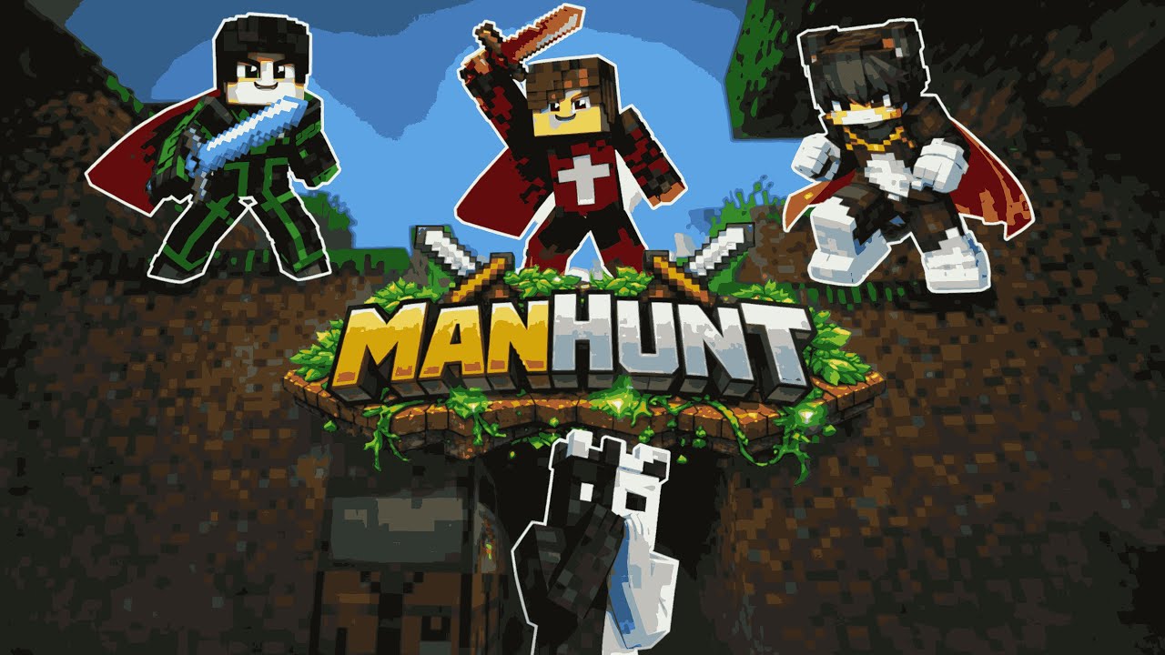 Minecraft Manhunt mit 3 Huntern – Hunter POV | Kutobi mit @einlostie @NextDavid-l2l
