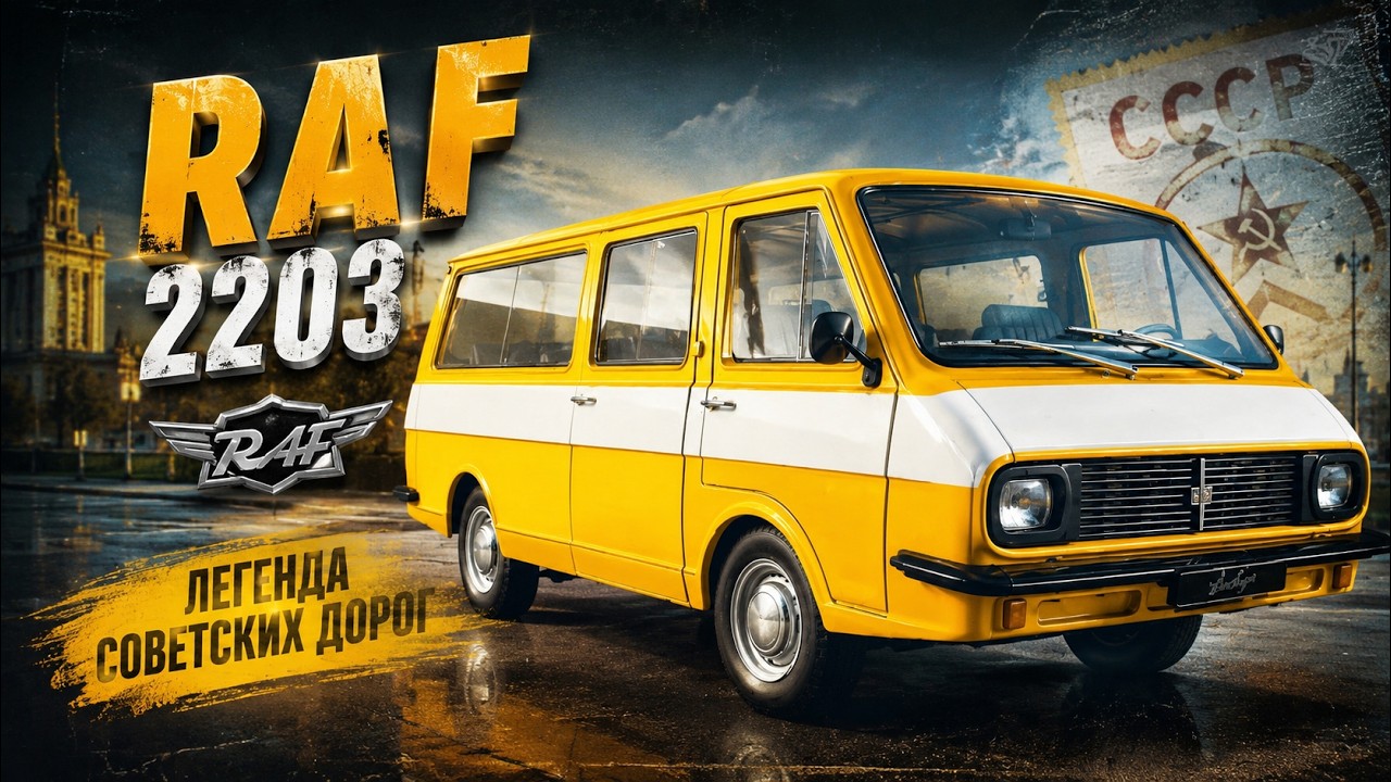 RAF 2203 - Латвия на колёсах или главный микроавтобус 80-х в СССР