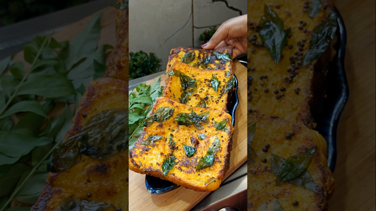 Dahi Toast in 5 Mins 🥪 | Indian Breakfast Hack You&rsquo;ll Love #shorts #toast #viralvideo #shortsfeed