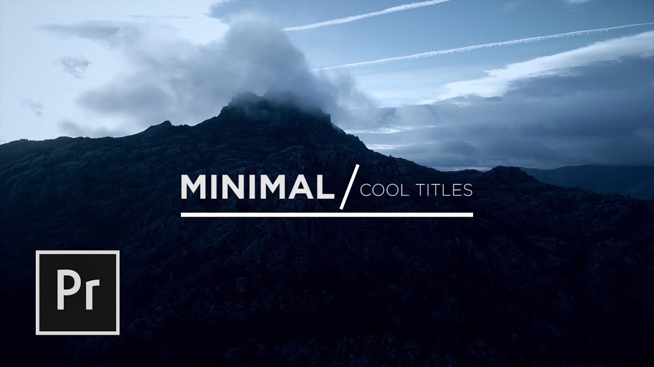 Создание минимальных титров или нижних титров в Premiere Pro | Учебное пособие