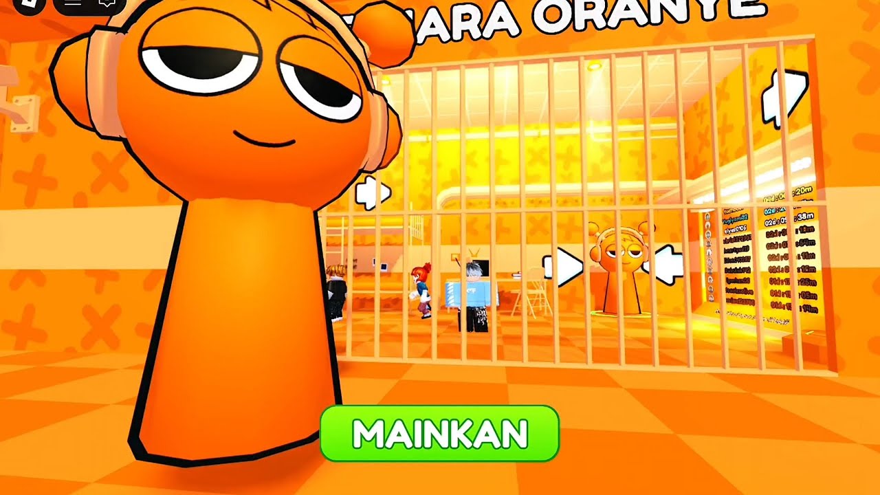 Bima Emo Kids Kabur Dari Penjara Splanki Orange ||ROBLOX 