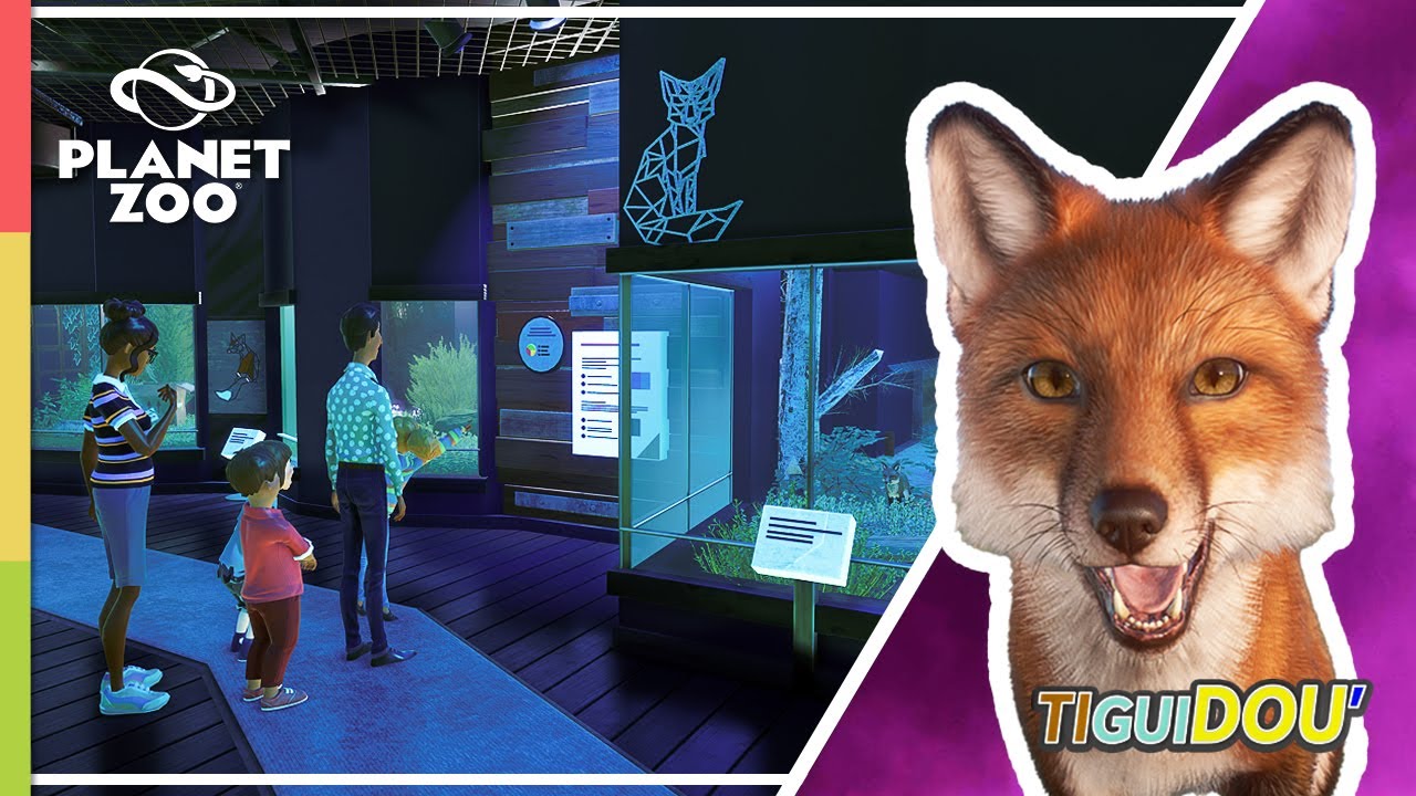 The NIGHT HOUSE - Red Fox  | Tiguidou Zoo Episode 20 | Planet Zoo