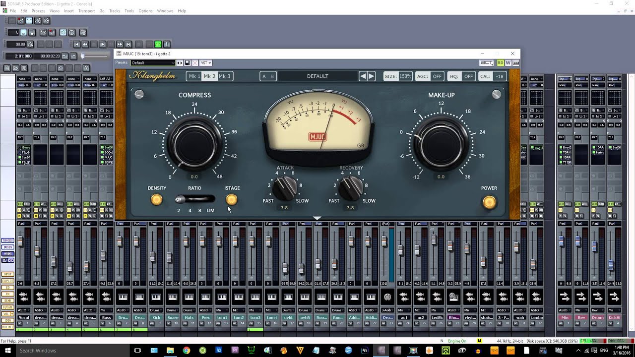 Taking a look at the Klanghelm MJUC Compressor Plug-in