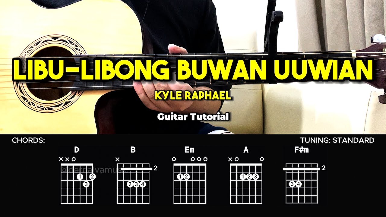 Libu-libong Buwan Uuwian - Kyle Raphael | Easy Guitar Tutorial For Beginners (CHORDS & LYRICS)