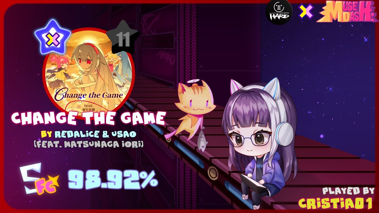 [Muse Dash] Change the Game Hidden (Lv 11) Full Combo (98.92%)