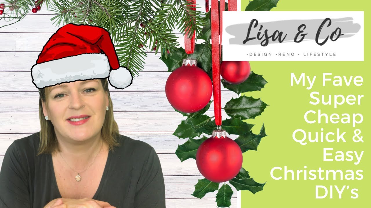 🎄 Amazingly Super Cheap Quick & Easy CHRISTMAS DIY's || Lisa & Company