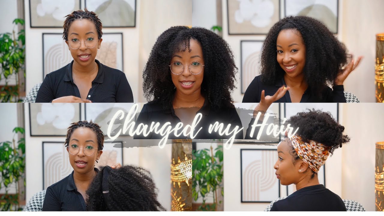 I DECIDED TO BIG CHOP!! BACK TO NATURAL | Ft HER GIVEN HAIR (PART ONE)