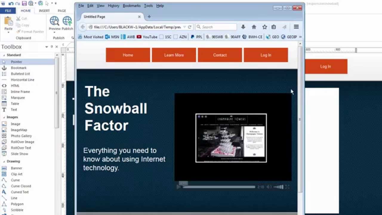 90 Second Website Builder - Version 10 - Responsive Web Design