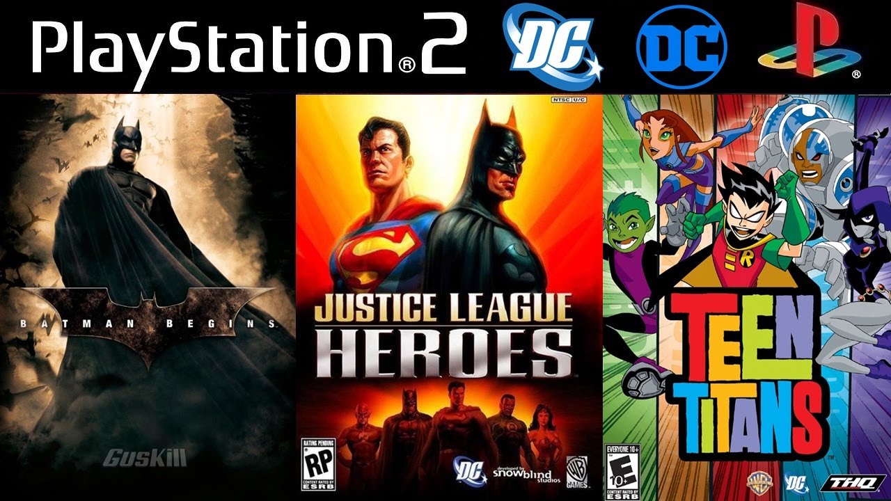 All DC Superheroes Games on PS2