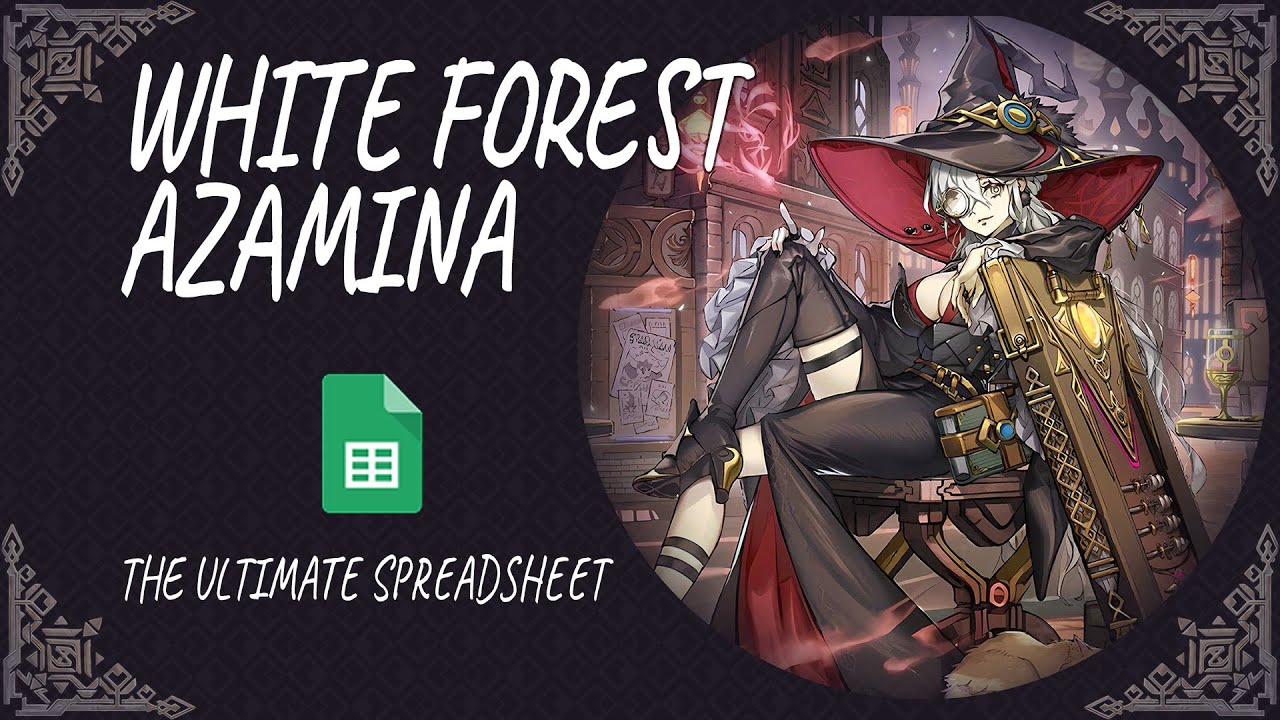 ИДЕАЛЬНАЯ таблица White Forest Azamina POST ALIN — БЕСПЛАТНО!