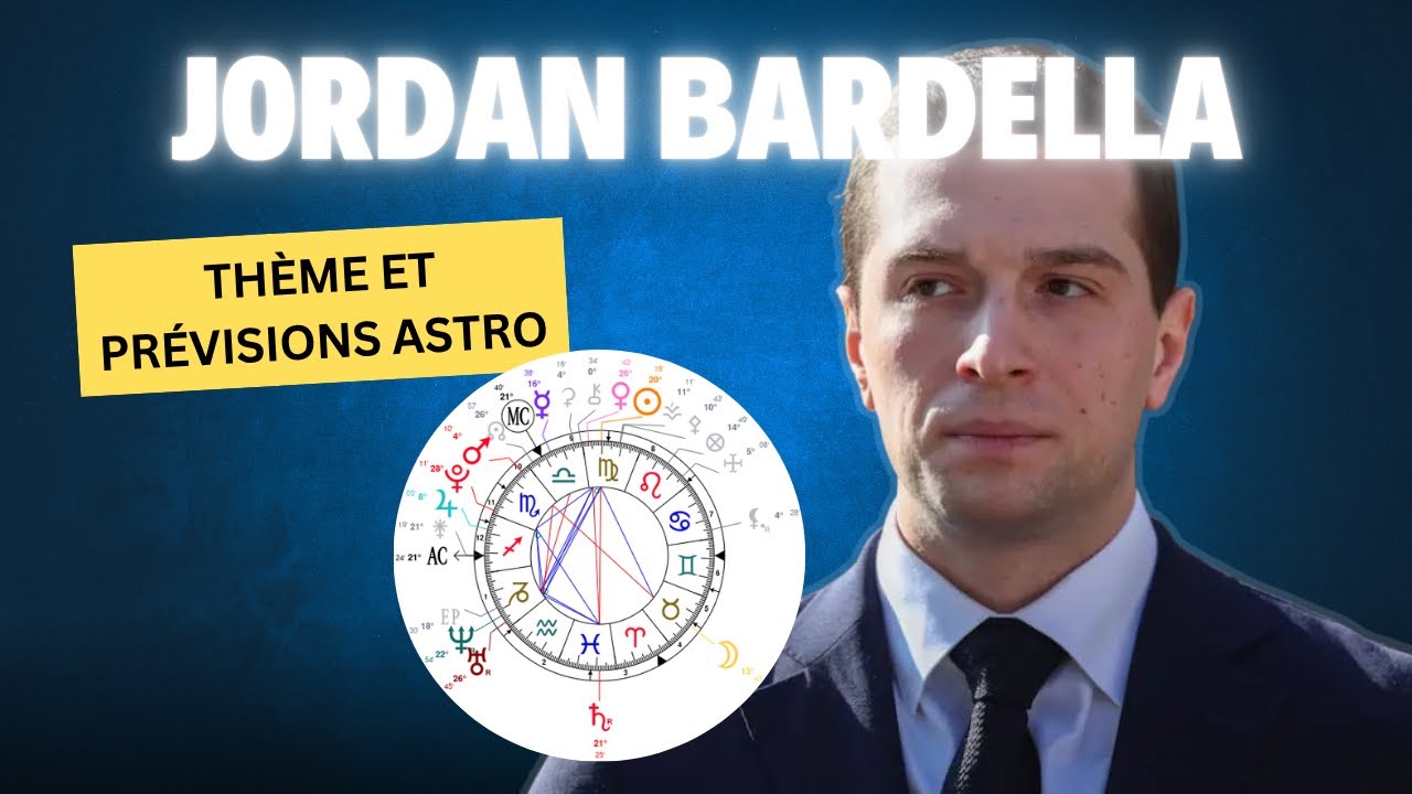 Bient&ocirc;t leader de son parti ? Les secrets du th&egrave;me astral de Jordan Bardella