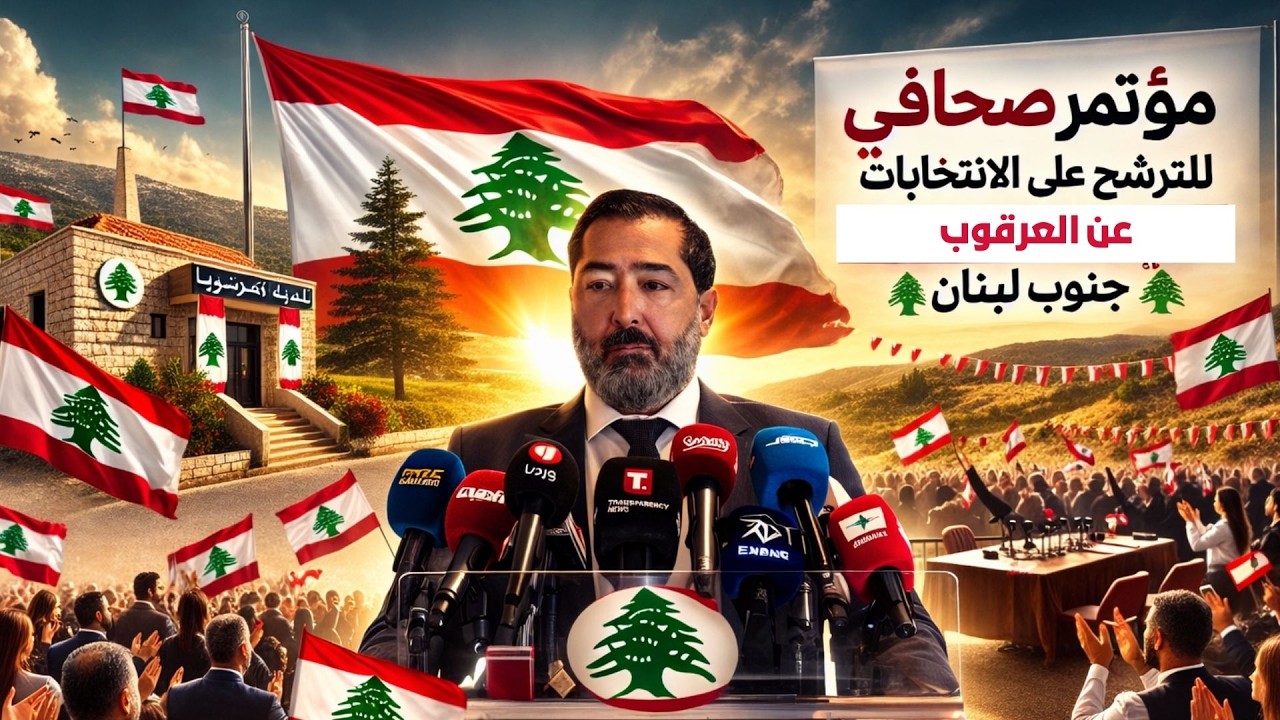 علي قصب يعلن ترشحه للانتخابات النيابية 2026 في مؤتمر صحفي تحت عنوان: 