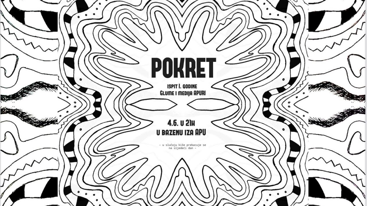 Ispit iz Pokreta, 1. godina studija Gluma i mediji | APURI