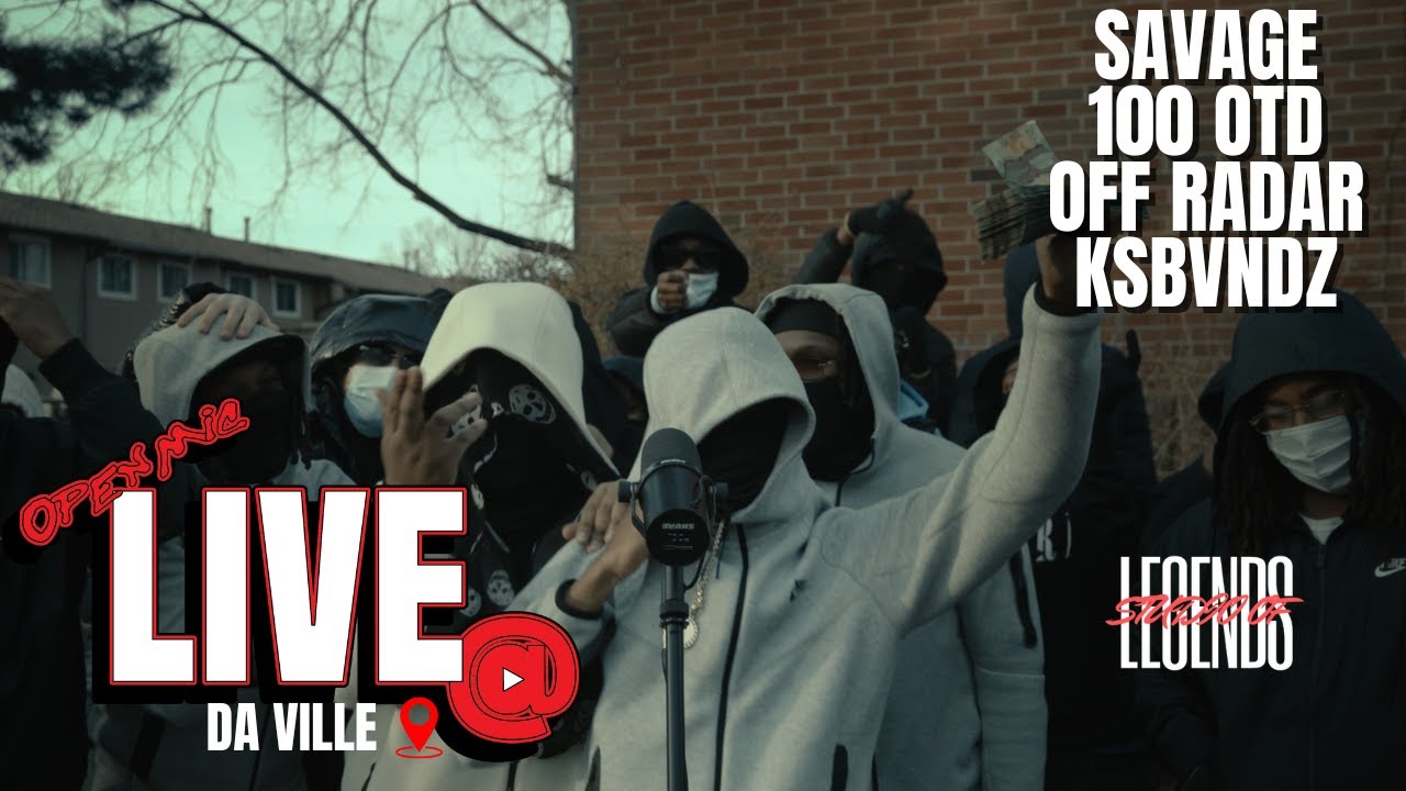 Savv4x , 100 OTD Off Radar KsBvndz - Ready Or Not | Open Mic LIVE @ 'Da Ville' #Toronto #Scarborough