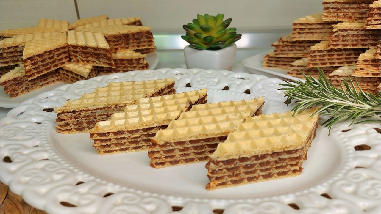 NAJLAKŠI I NAJUKUSNIJI RECEPT ZA ČOKOLADNE OBLATNE💥Ne mogu se prestati jesti❗️