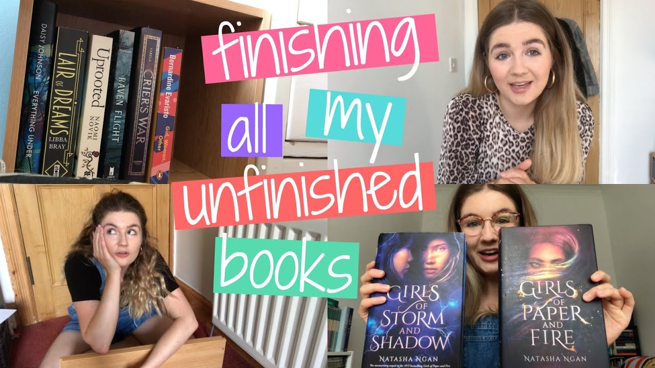 Finishing All My Half-Read Books | #Finishathon Reading Vlog