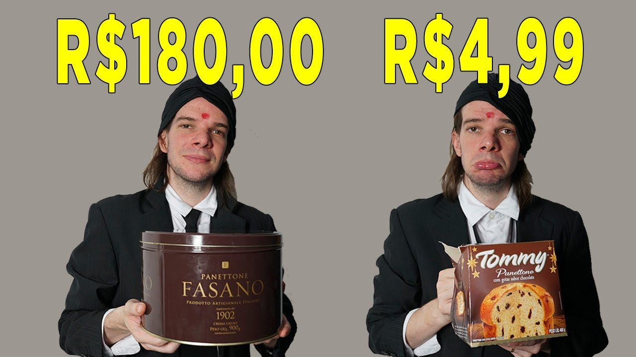 Você Consegue Perceber a Diferença Entre um Chocotone Barato e Um Caro?