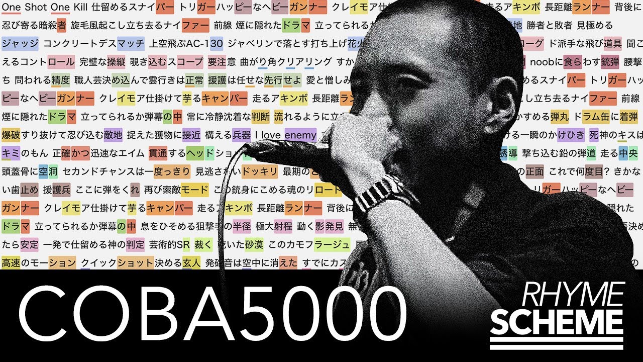 FPS / MAXIRIES feat. COBA5000（2012） | Japanese Hiphop Rhyme Scheme 065