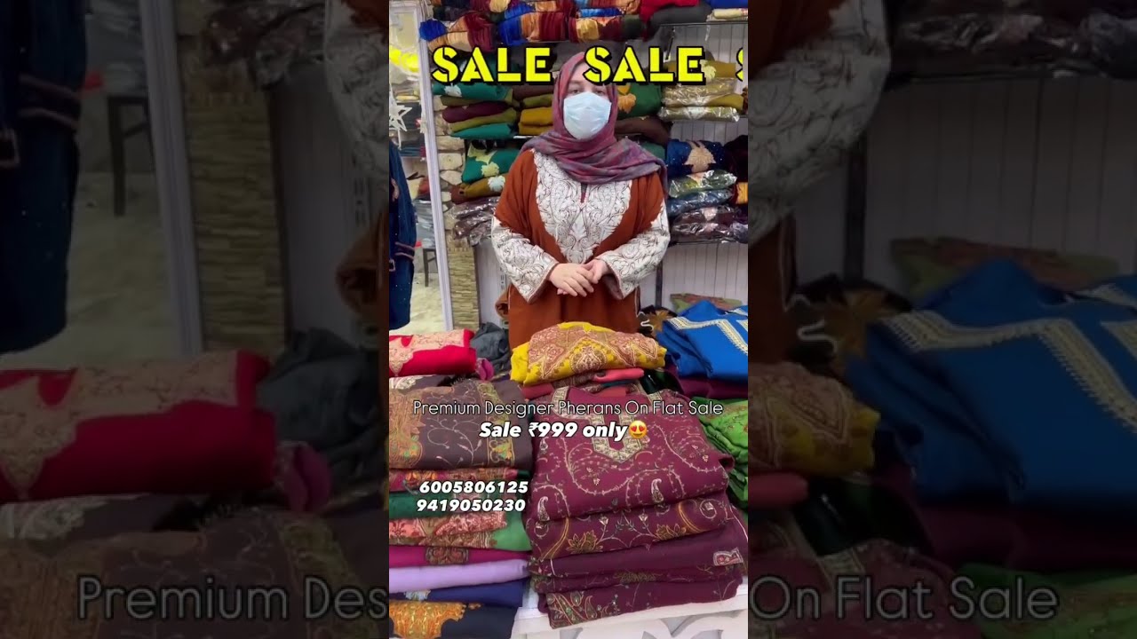 Flat Sale ₹999 only 😍 Kashmiri Sozni work Pherans  🍁|| Girlish kashmiri kurtis 