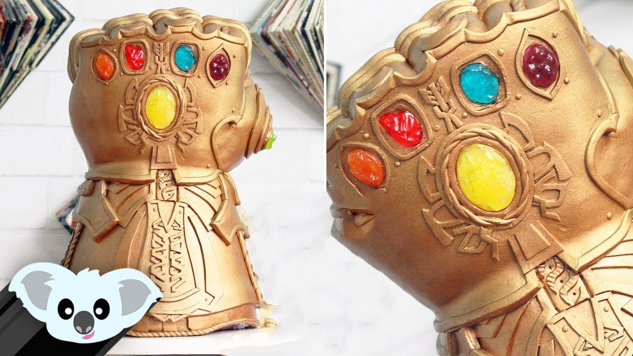 TARTA del Guantelete del Infinito de AVENGERS ENDGAME | Cómo Koalipops