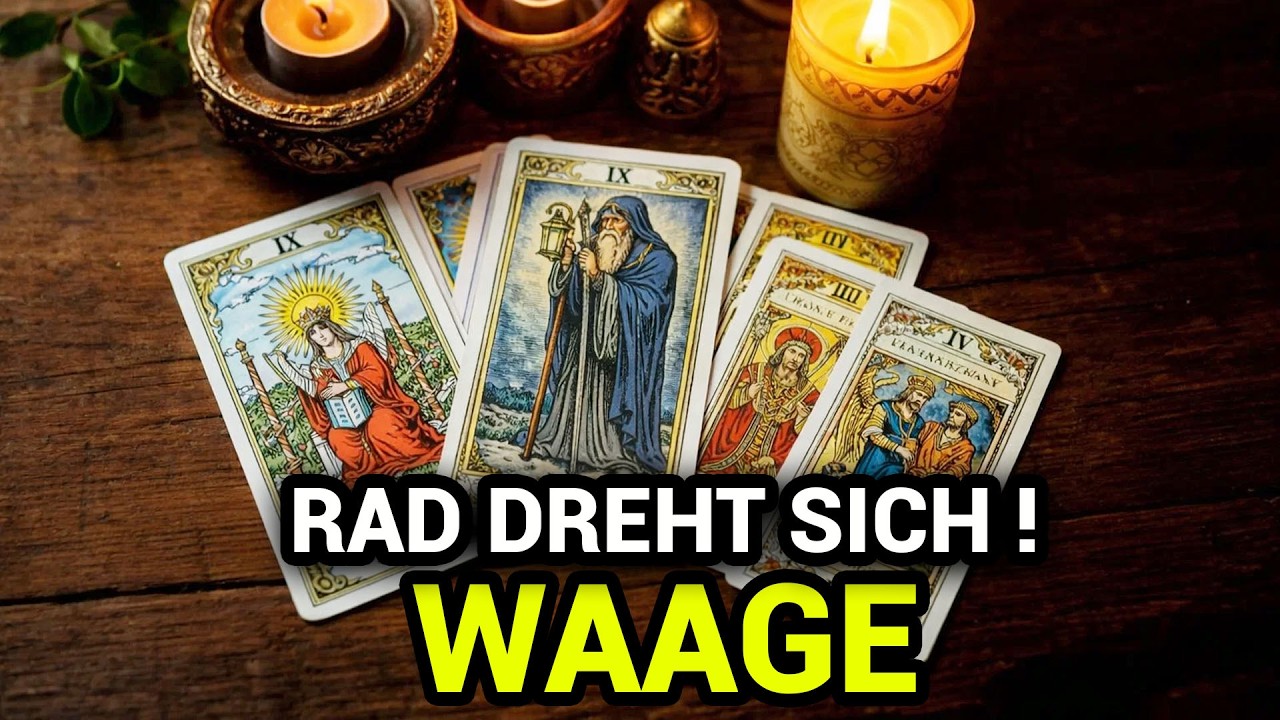 WAAGE ♎️GELDFLUSS & DURCHBRUCH, LIEBE JAGT DIR NACH, RAD DES SCHICKSALS DREHT SICH 💰✨❤️ #waage