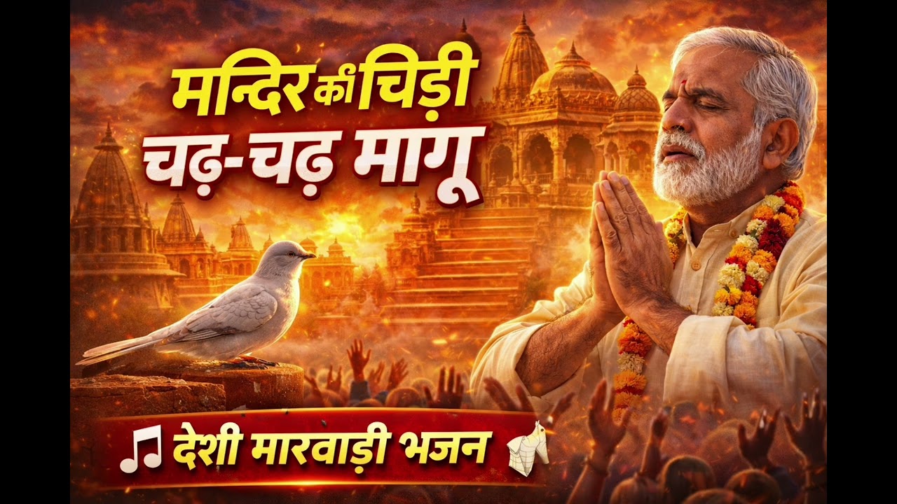 मंदिर की चिड़ी चढ़ चढ़ मांगू|arvindsuthar|#arvindsthr #arvindsuthar #chotusinghrawna#bhagwan#indian 