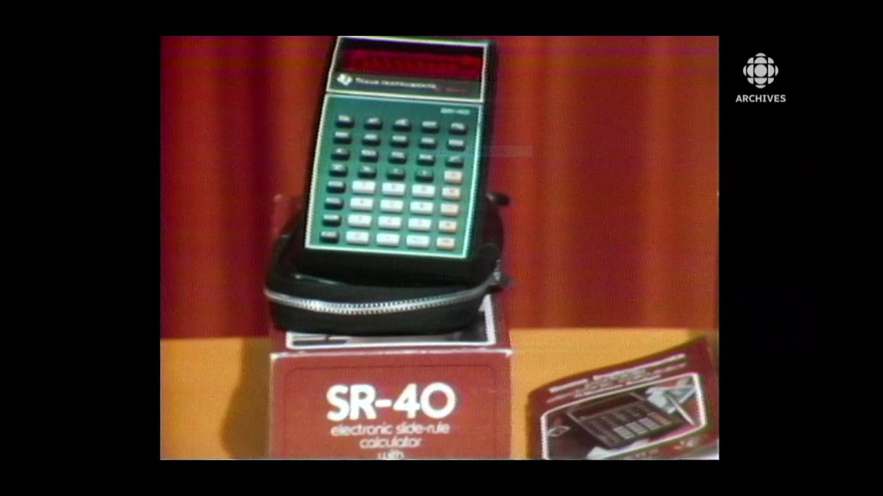 En 1977, de bons conseils pour l'achat d'une calculatrice